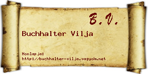 Buchhalter Vilja névjegykártya